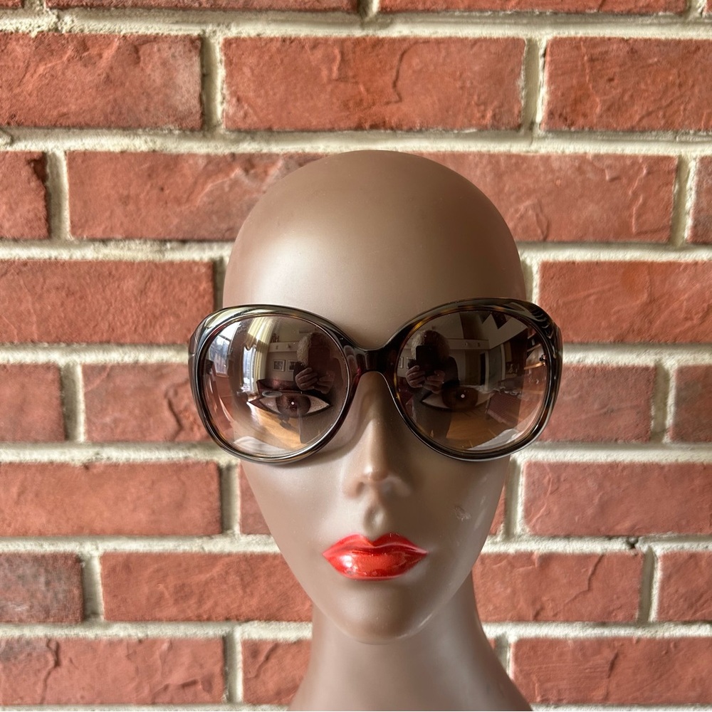 •Gucci GG 2952/S Tortoise Oval Oversized Sunglasses Made in Italy